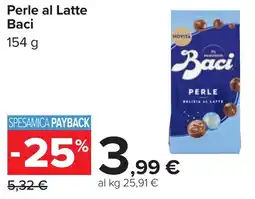 Carrefour Perle al Latte Baci offerta