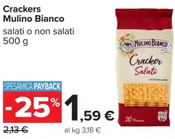 Carrefour Crackers Mulino Bianco offerta