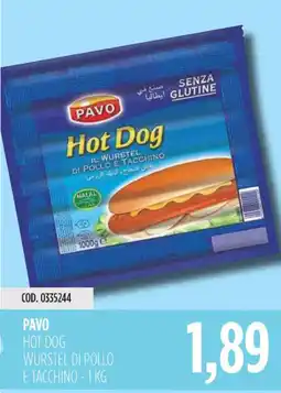 Carico Cash & Carry Pavo hot dog wurstel di pollo e tacchino offerta