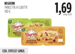 Carico Cash & Carry Negroni pancetta a cubetti offerta