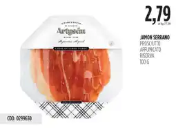 Carico Cash & Carry Jamon serrano prosciutto affumicato riserva offerta