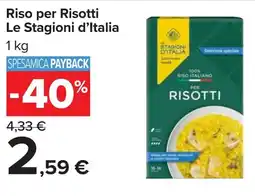 Carrefour Riso per Risotti Le Stagioni d'Italia offerta
