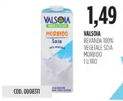 Carico Cash & Carry Valsoia bevanda 100% vegetale soia morbido offerta