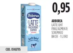Carico Cash & Carry Arborea latte uht parzialmente scremato brick offerta