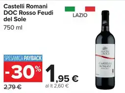 Carrefour Castelli Romani DOC Rosso Feudi del Sole offerta