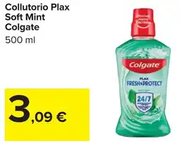 Carrefour Collutorio Plax Soft Mint Colgate offerta