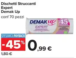 Carrefour Dischetti Struccanti Expert Demak Up offerta