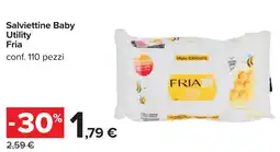 Carrefour Salviettine Baby Utility Fria offerta