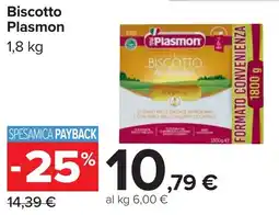 Carrefour Biscotto Plasmon offerta