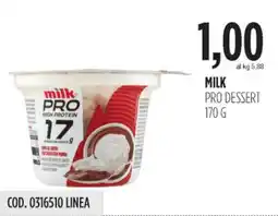 Carico Cash & Carry Milk pro dessert offerta