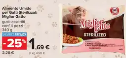 Carrefour Alimento Umido per Gatti Sterilizzati Miglior Gatto offerta