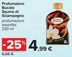 Carrefour Profumatore Bucato Spuma di Sciampagna offerta