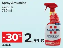 Carrefour Spray Amuchina offerta
