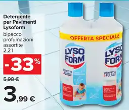 Carrefour Detergente per Pavimenti Lysoform offerta