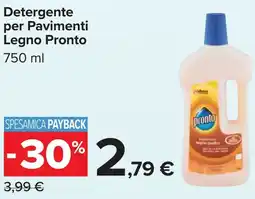 Carrefour Detergente per Pavimenti Legno Pronto offerta