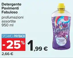 Carrefour Detergente Pavimenti Fabuloso offerta