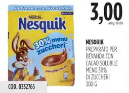 Carico Cash & Carry Nesquik preparato per bevanda con cacao solubile meno 30% di zuccheri offerta