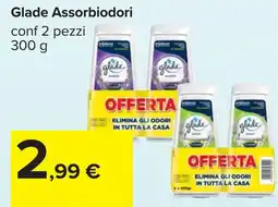 Carrefour Glade Assorbiodori conf 2 pezzi offerta