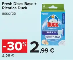 Carrefour Fresh Discs Base + Ricarica Duck offerta