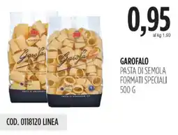 Carico Cash & Carry Garofalo pasta di semola formati speciali offerta