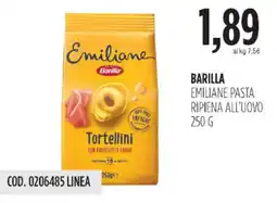 Carico Cash & Carry Barilla emiliane pasta ripiena all'uovo offerta