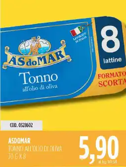 Carico Cash & Carry Asdomar tonno all'olio di oliva offerta