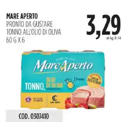 Carico Cash & Carry Mare aperto pronto da gustare tonno all'olio di oliva offerta
