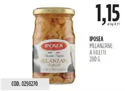 Carico Cash & Carry Iposea melanzane a filetti offerta