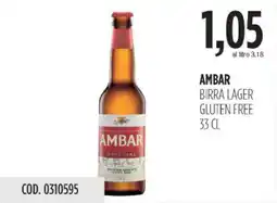 Carico Cash & Carry Ambar birra lager gluten free offerta