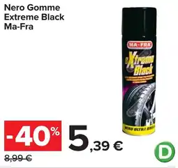 Carrefour Nero Gomme Extreme Black Ma-Fra offerta