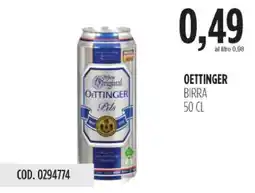Carico Cash & Carry Oettinger birra offerta