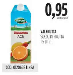 Carico Cash & Carry Valfrutta succo di frutta offerta