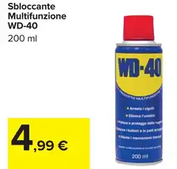 Carrefour Sbloccante Multifunzione WD-40 offerta