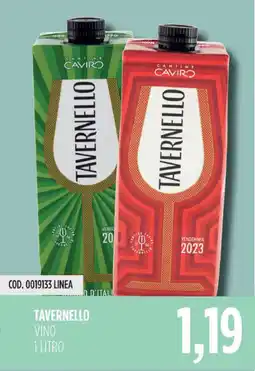 Carico Cash & Carry Tavernello vino offerta