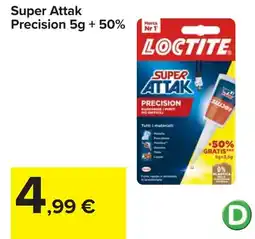 Carrefour Super Attak Precision 5g + 50% offerta