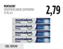 Carico Cash & Carry Mentadent dentifricio igiene quotidiana offerta