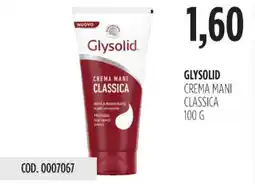 Carico Cash & Carry Glysolid crema mani classica offerta