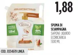 Carico Cash & Carry Spuma di sciampagna sapone liquido ecoricarica offerta