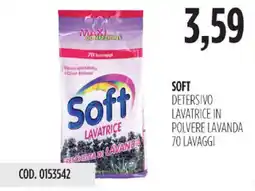 Carico Cash & Carry Soft detersivo lavatrice in polvere lavanda offerta