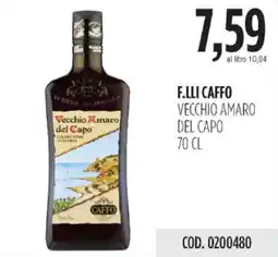 Carico Cash & Carry F.lli caffo vecchio amaro del capo offerta