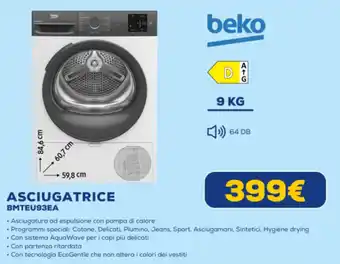 Beko ASCIUGATRICE BMTEU93EA