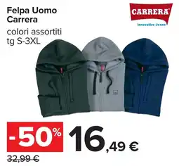 Carrefour Felpa Uomo Carrera offerta
