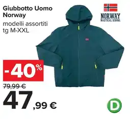 Carrefour Giubbotto Uomo Norway offerta