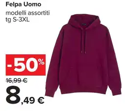 Carrefour Felpa Uomo offerta