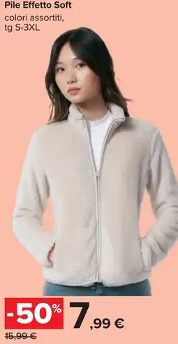 Carrefour Pile Effetto Soft offerta