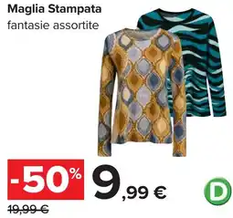 Carrefour Maglia Stampata offerta
