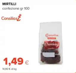 Tigre Consilia mirtilli offerta