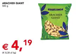 Esselunga Esselunga arachidi giant offerta