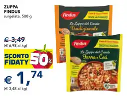 Esselunga Zuppa FINDUS offerta