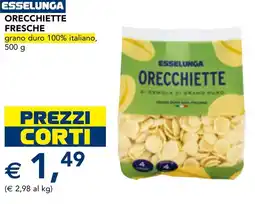 Esselunga Esselunga orecchiette fresche offerta